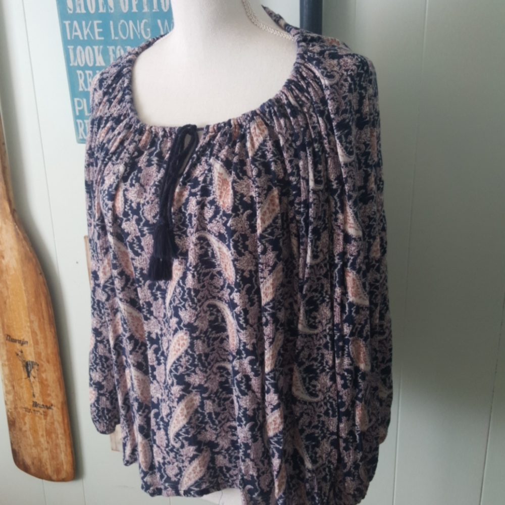 Ralph Lauren Denim supply boho blouse.. - Picture 4 of 6